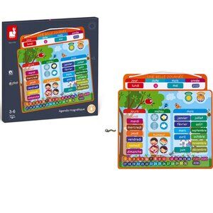 Agenda Magnetique Une Belle Journee - En Bois  New Sealed For Age 3+